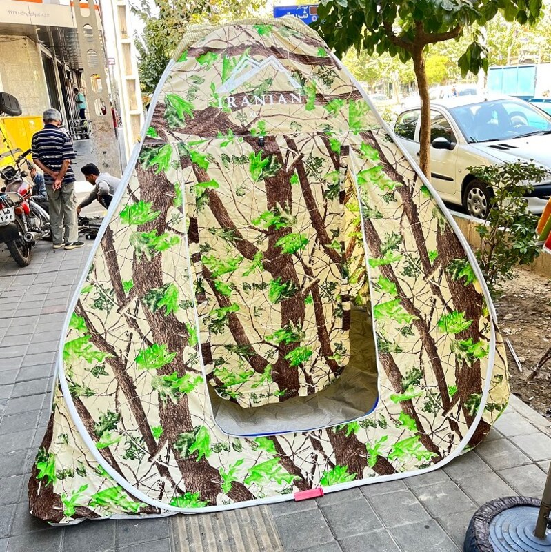 چادر مسافرتی 12 نفره جنس ضخیم برنو با کف ضخیم و سه پنجره و ارتفاع بلند کد2