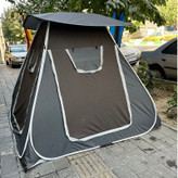 چادر مسافرتی فنری 8 نفره جنس برنو با 4 درب بزرگ جمع شونده و پشه بند کد6