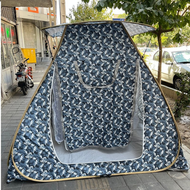 چادر مسافرتی ضد آب 8 نفره مکعبی ریپس (سقف مسطح) جنس برنو برزنتی و سه منظوره کد43