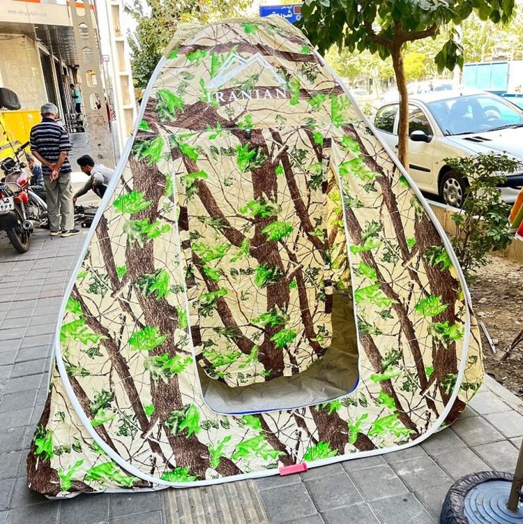 چادر مسافرتی 12 نفره جنس ضخیم برنو با کف ضخیم و سه پنجره و ارتفاع بلند کد6