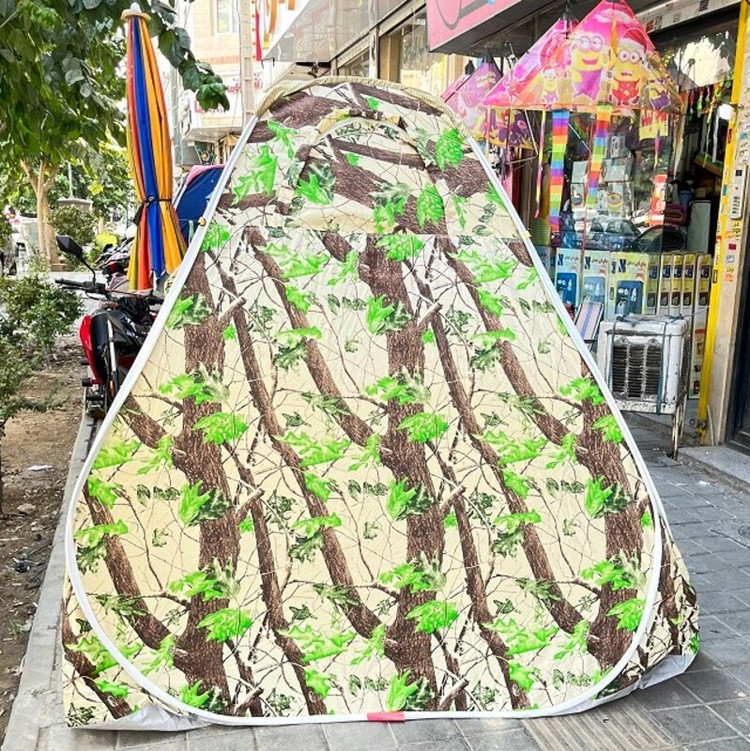 چادر مسافرتی 12 نفره جنس ضخیم برنو با کف ضخیم و سه پنجره و ارتفاع بلند کد6