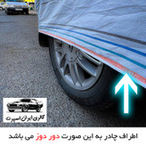 چادر خودرو ایران اسپرت مدل دور دوز شده مناسب برای BMW i8