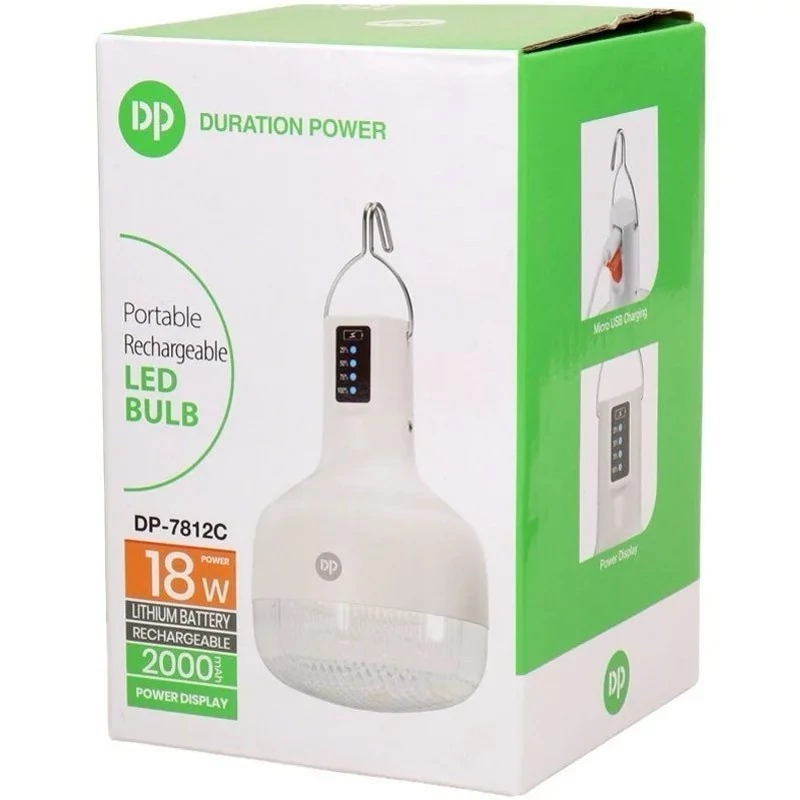 لامپ آویزدار شارژی دی پی DP.LED Light DP-7812C 18W کد 9462
