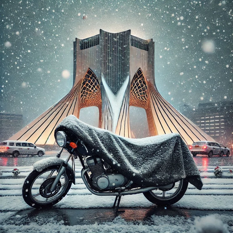 چادر موتور سیکلت رویال اسپرت مدل ضدآب مناسب برای کاوازاکی KLR650