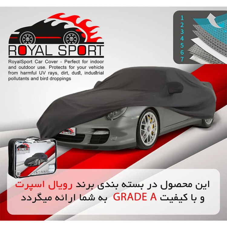 روکش خودرو رویال اسپرت مدل گرند مناسب برای سانگ یانگ تیوولی