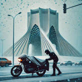 چادر موتورچادر موتور سیکلت رویال اسپرت مدل ضدآب مناسب برای کاوازاکی Z650