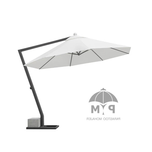 سایبان چتری گرد 5 متری پایه بغل