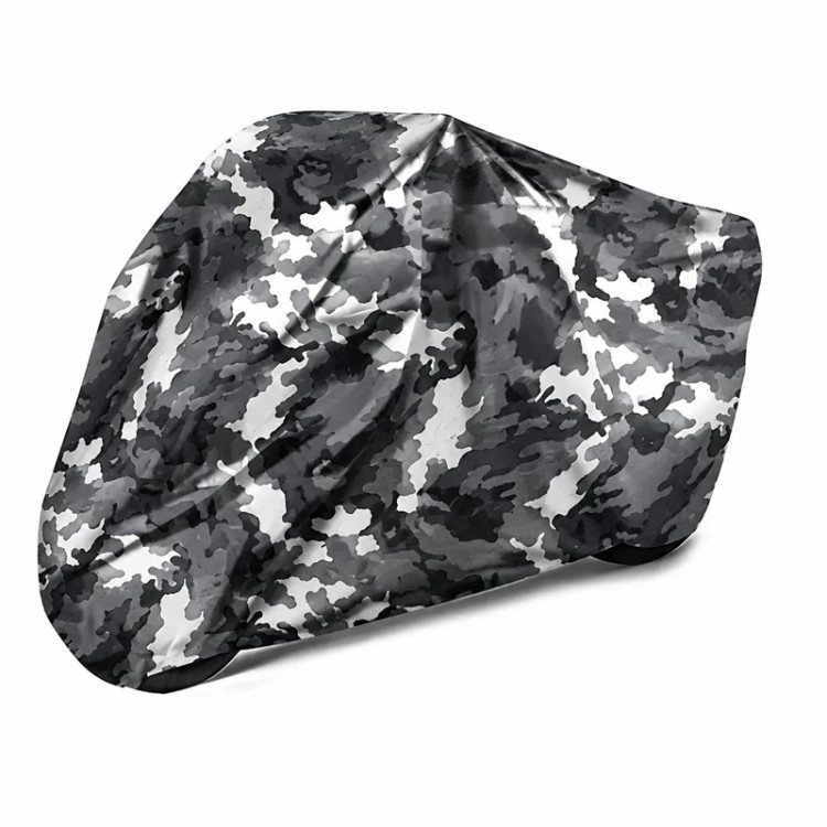 کاور موتور سیکلت ایساتیس طرح چریکی ( ارتشی یا پلنگی )(چهار فصل ، ضد آب و مقاوم به آفتاب) مناسب برای SYM لاکی 185