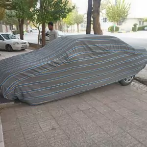 چادر ماشین نخی پشت کرکی مخصوص دوو ماتیز ( Matiz )(داخل پنبه ای، ضد خش و