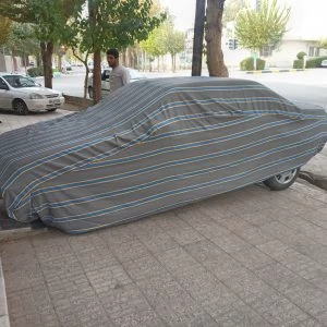 چادر ماشین نخی پشت کرکی مخصوص هیوندای کرتا ( Creta )(داخل پنبه ای، ضد خش و مقاوم به آفتاب)