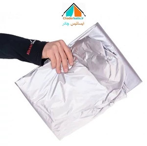 چادر ماشین ضد آب سیلور مخصوص رنو مگان (جنس شمعی یا پشت نقره)(چهار فصل و مقاوم به آفتاب ، سبک و کم حجم)