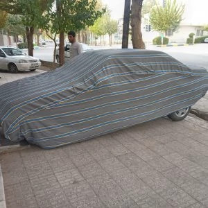 چادر ماشین نخی پشت کرکی مخصوص اف ام سی تی 5 ( FMC T5 )(داخل پنبه ای، ضد خش و مقاوم به آفتاب)