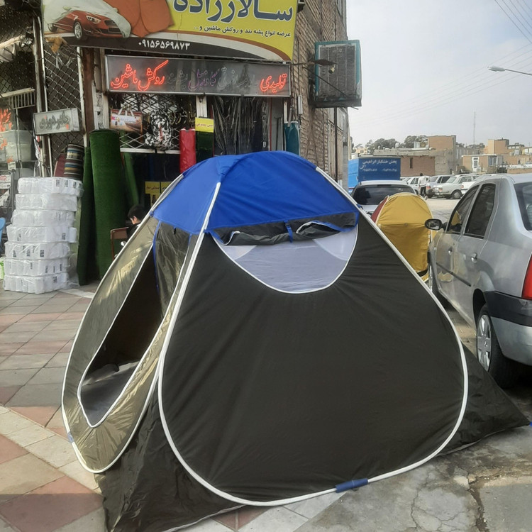 چادر مسافرتی 8 نفره آکسفورد درجه یک صددرصد ضدآب کف شمعی درجه یک
